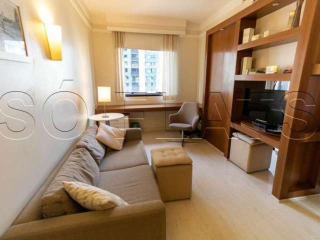 Flat no StayBridge 38m² 1 dormitório 1 vaga disponível para locação no Itaim Bibi.