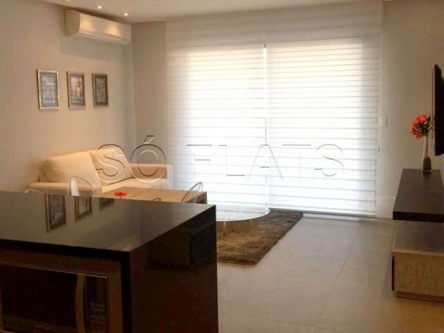 Flat Vila Nova Luxury disponível para locação próximo da Avenida Santo Amaro.
