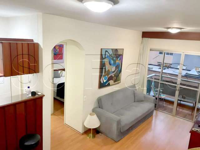 Apto para locação totalmente mobiliado com 1 dormitório próx a Av Sto Amaro e Pq Ibirapuera.