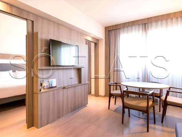 Novotel SP Berrini - apartamento com 26m² totalmente mobiliado.