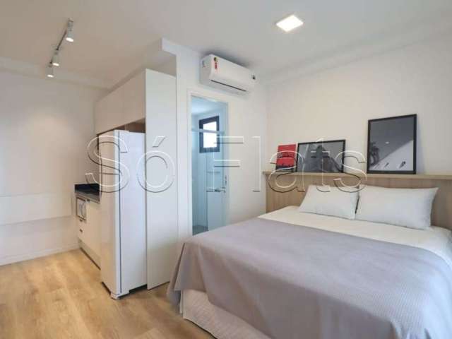 Studio disponível para locação no bairro de Pinheiros ele contém 24m² e 1 dorm.