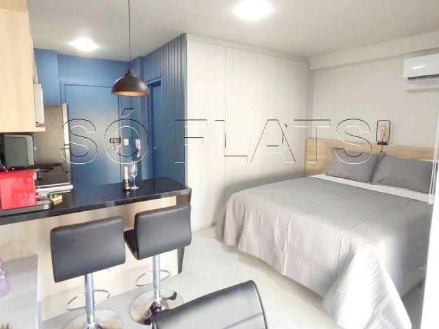 Oy Campo Belo, flat disponível para locação com 25m² e 01 dormitório