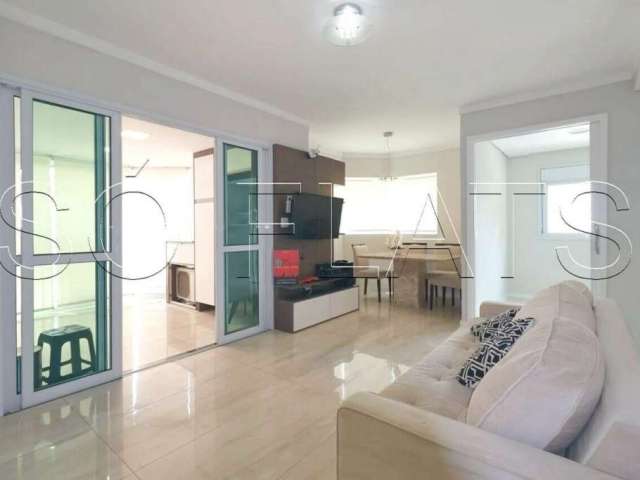 Flat de alto padrão no Estanconfor Villa Olímpia com 60m², 2 dormitórios e 1 vaga de garagem.
