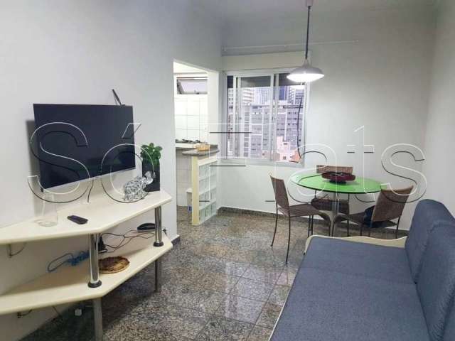 Flat no São Paulo Suíte Service disponível para locação 35m², 1 dormitório e 1 vaga