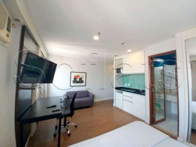 Ótimo flat na Vila Olímpia prox. da Av. Santo Amaro e Faria Lima disponível para locação com 1 dorm.