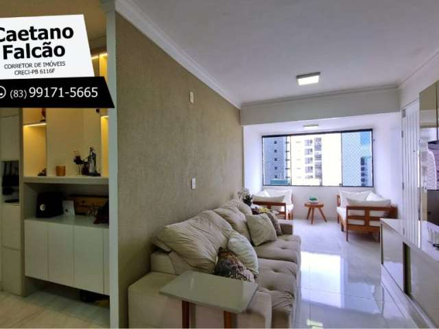 Apartamento em Intermares com varanda integrada, 03 quartos/02 suítes, 01 suíte master com varanda + DCE