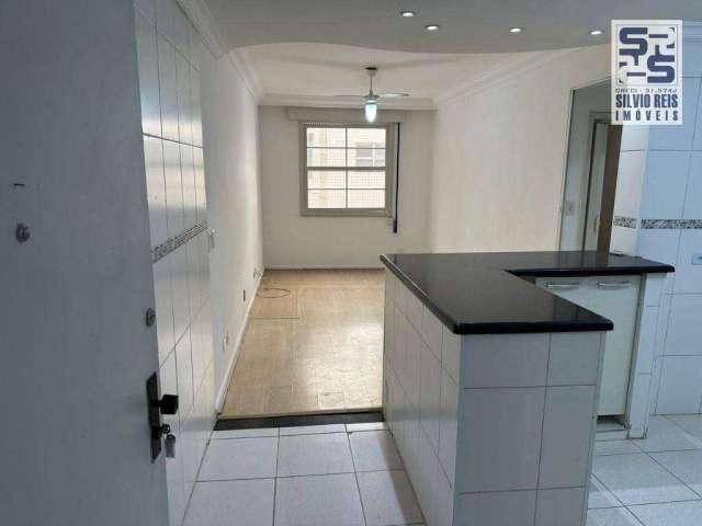 Apartamento com 1 dormitório à venda, 55 m² por R$ 340.000,00 - Pompéia - Santos/SP
