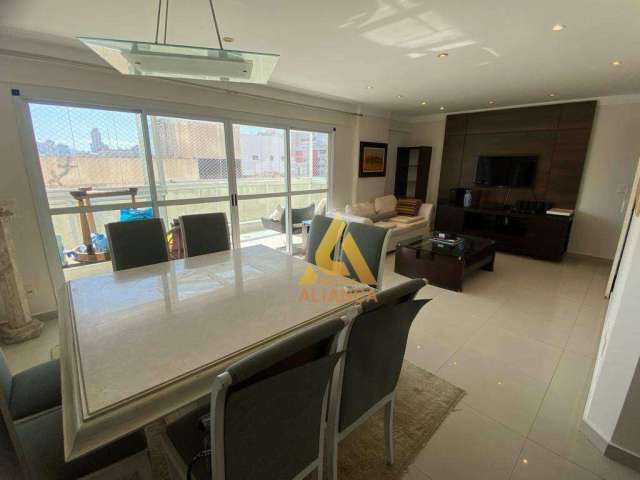 Apartamento com 3 dormitórios para alugar, 120 m² por R$ 8.700,00/mês - Gonzaga - Santos/SP