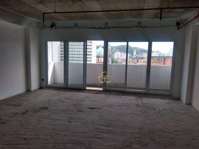 Sala, 60 m² - venda por R$ 490.000,00 ou aluguel por R$ 3.800,00/mês - Centro - Santos/SP