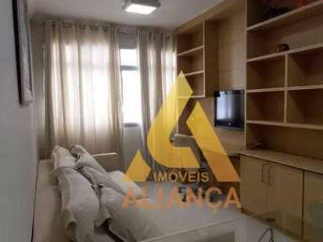 Apartamento com 1 dormitório para alugar, 55 m² por R$ 3.900,00/mês - Boqueirão - Santos/SP