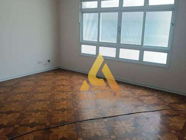 Apartamento com 3 dormitórios para alugar, 180 m² por R$ 3.500,00/mês - Boqueirão - Santos/SP