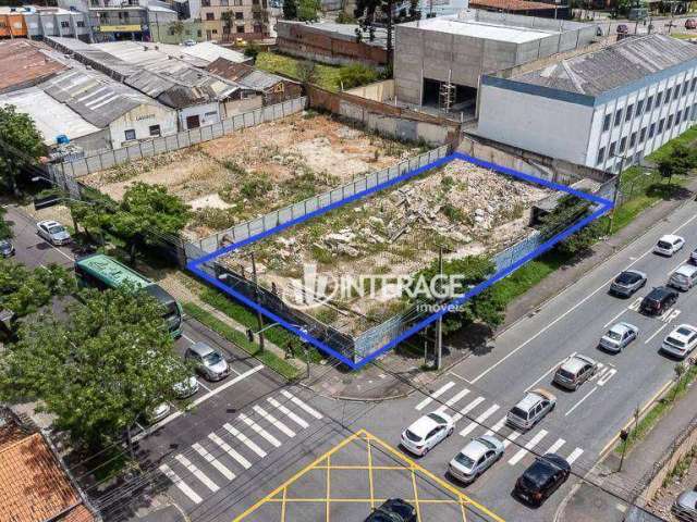 Terreno Comercial para alugar, 878 m² por R$ 4.300/mês - Rebouças - Curitiba/PR