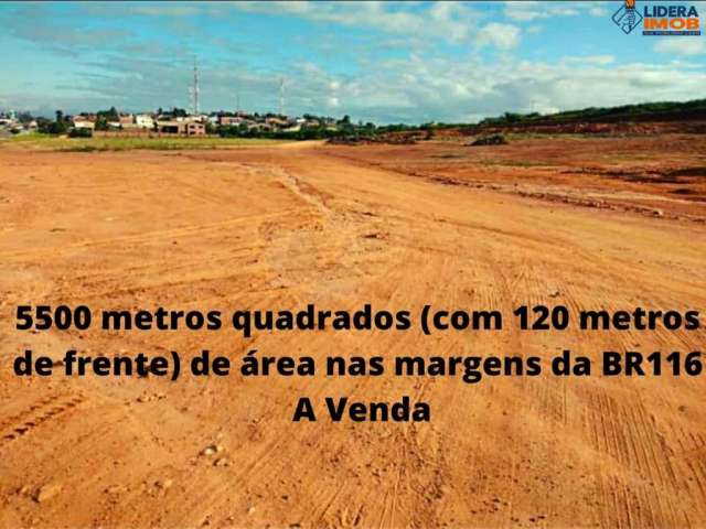 Terreno comercial para Venda, Br 116 Norte, Santa Bárbara, 5.500m² área total.