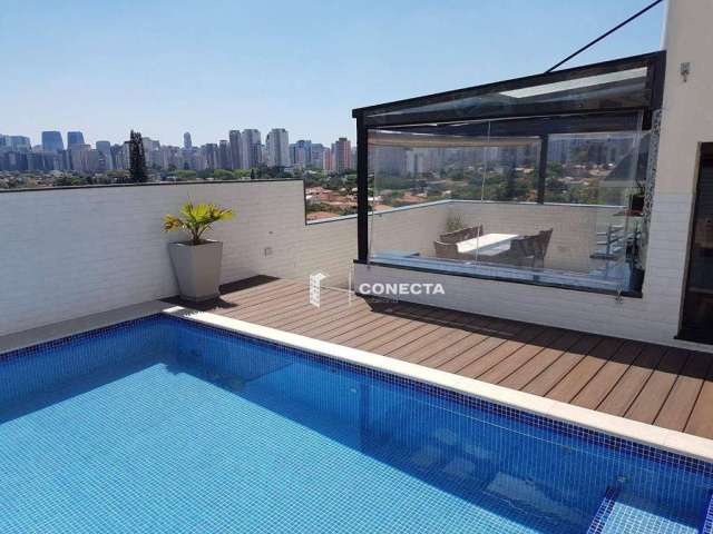 Cobertura com 3 dormitórios à venda, 287 m² por R$ 2.650.000 - Brooklin - São Paulo/SP
