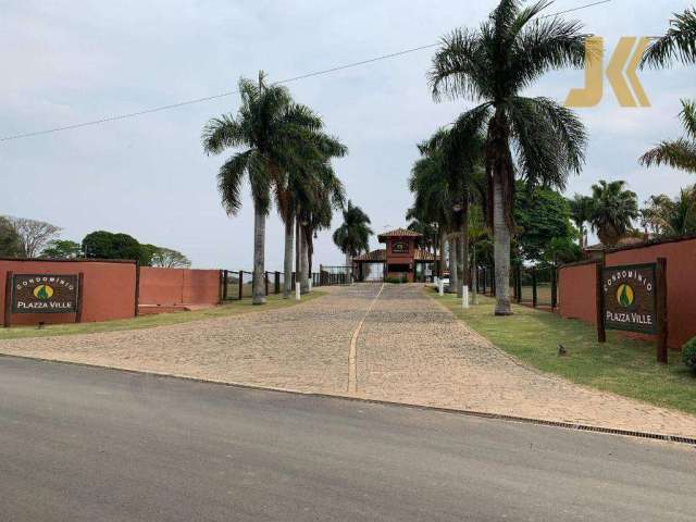 Terreno à venda, 1000 m² por R$ 250.000,00 - Condomínio Plazza Ville - Jaguariúna/SP
