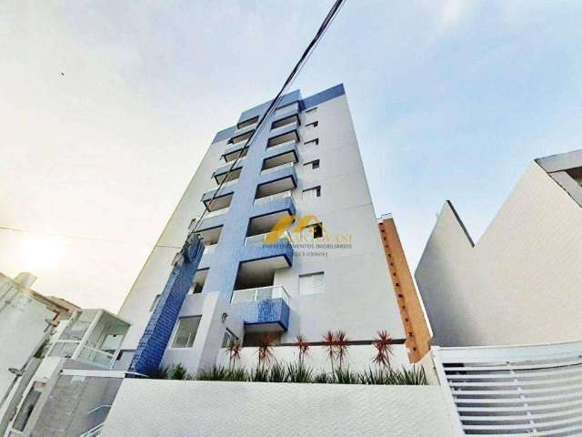 Apartamento com 2 dormitórios para alugar, 56 m² por R$ 2.600,00/mês - Vila Guilhermina - Praia Grande/SP