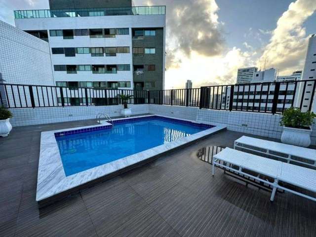 Apartamento para venda possui 89 metros quadrados com 3 quartos em Boa Viagem - Recife - PE