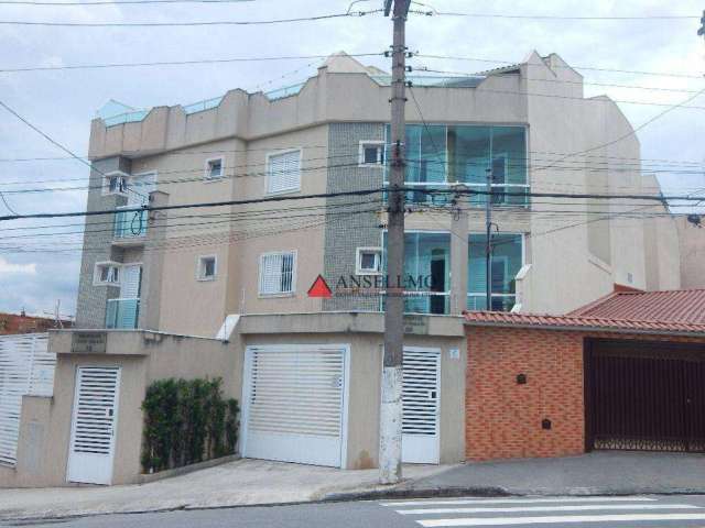 Cobertura com 2 dormitórios à venda, 83 m² por R$ 380.000,00 - Vila Apiaí - Santo André/SP