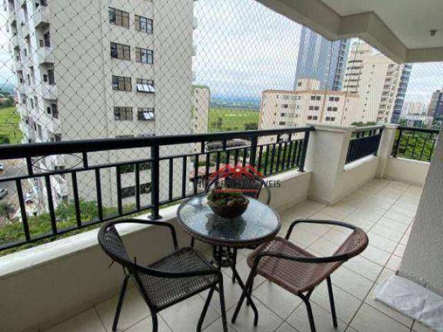 Apartamento com 4 dormitórios para alugar, 107 m² por R$ 5.850,00/mês - Jardim Aquarius - São José dos Campos/SP