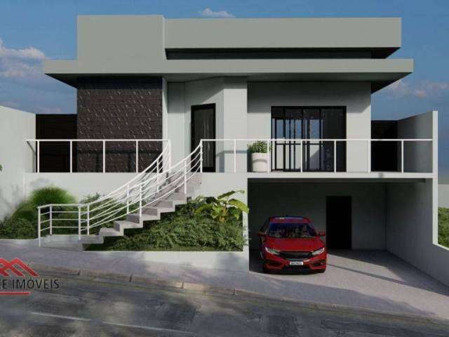 Casa com 3 dormitórios à venda, 200 m² por R$ 1.280.000,00 - Condomínio Terras do Vale - Caçapava/SP