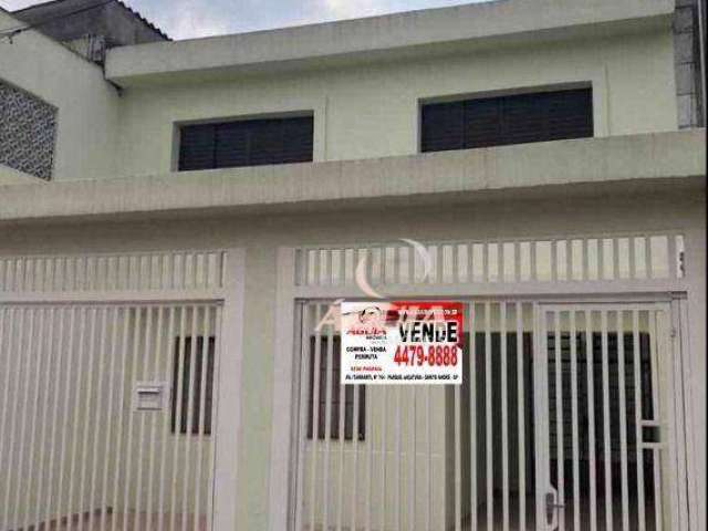 Sobrado com 3 dormitórios à venda, 150 m² por R$ 445.200 - Jardim Santa Cristina - Santo André/SP