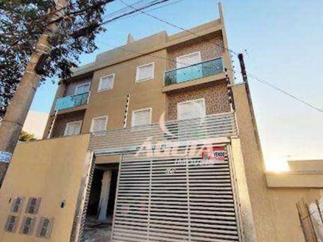 Cobertura com 2 dormitórios à venda, 62 m² + 62 m² por R$ 595.000 - Vila Alice - Santo André/SP