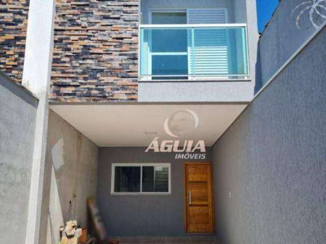 Sobrado com 3 dormitórios à venda, 130 m² por R$ 750.000 - Utinga - Santo André/SP