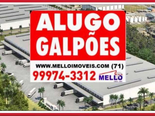 alpão em Salvador, Calçada, Lojão  com  3.600 m2 cobertos (a lugamos parte), Áreas  ampliáveis  para 5  mil m2 cobertos, apenas cobrindo um dos Galpõe