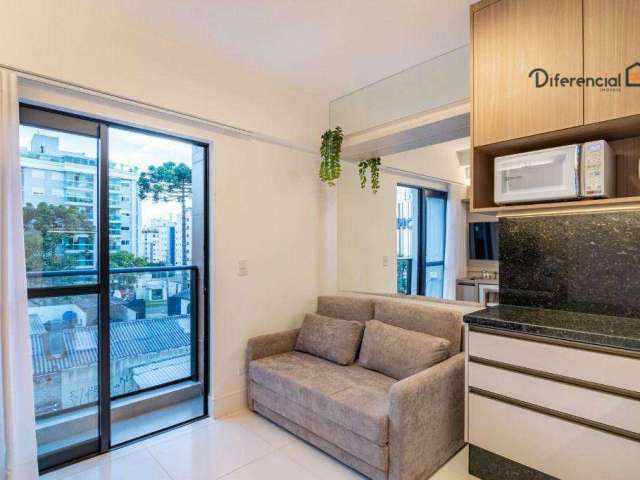 Apartamento, 27 m² - venda por R$ 419.900,00 ou aluguel por R$ 3.200,00/mês - Água Verde - Curitiba/PR