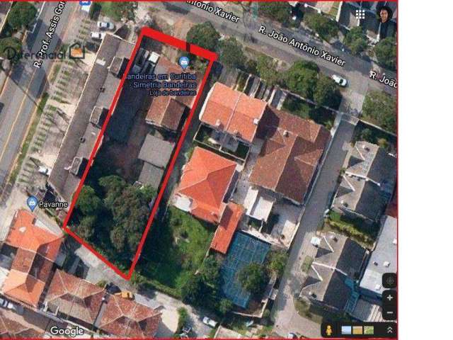 Terreno à venda, 1080 m² por R$ 2.000.000,00 - Água Verde - Curitiba/PR
