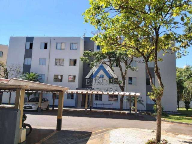 Apartamento no Residencial Aeroporto com 3 dormitórios à venda, 61 m² por R$ 180.000 - Vitória Régia - Londrina/PR