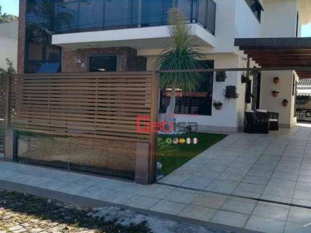 Casa com 3 dormitórios à venda, 250 m² por R$ 2.380.000,00 - Praia do Siqueira - Cabo Frio/RJ