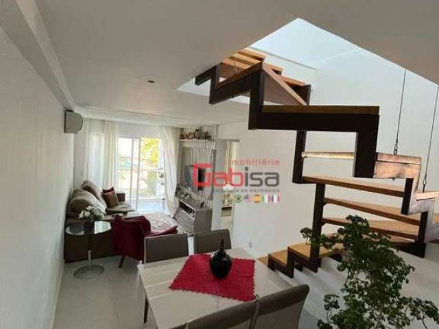 Cobertura com 3 dormitórios à venda, 132 m² por R$ 840.000,00 - Palmeiras - Cabo Frio/RJ