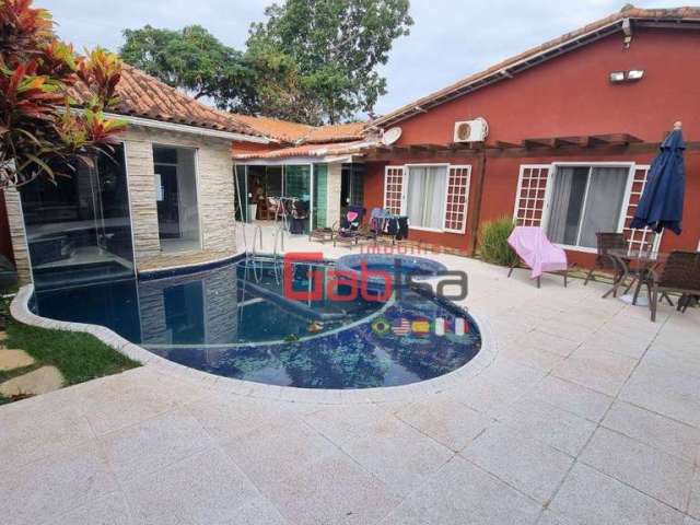Casa com 4 dormitórios, 400 m² - venda por R$ 2.300.000,00 ou aluguel por R$ 8.961,92/mês - Praia do Siqueira - Cabo Frio/RJ