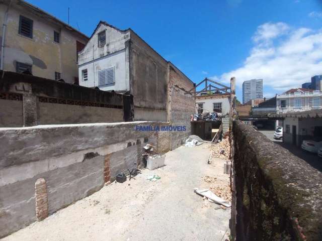 Terreno à venda na Comendador Martins, 0, Vila Matias, Santos por R$ 562.000