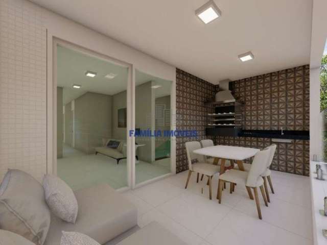 Casa em condomínio fechado com 3 quartos à venda na Avenida Almirante Cochrane, 0, Embaré, Santos por R$ 1.190.000
