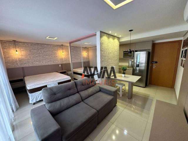Apartamento com 1 quarto à venda/locação, 47 m² por R$ 460.000 - Setor Oeste - Goiânia/GO