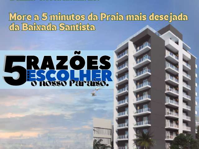 Investimento Premium na Praia da Enseada - 1 Quarto - Piscina Borda Infinita