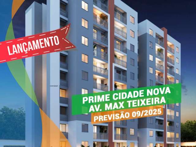 Prime Cidade Nova 2Q/1S c/ varanda gourmet Av. Max Teixeira