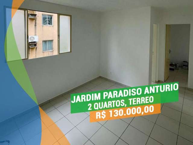 Jardim Paradiso Anturio  2 quartos, térreo, Tarumã