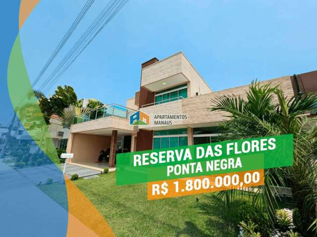 Cond. Reserva das Flores - piscina c/66m² - Ponta Negra