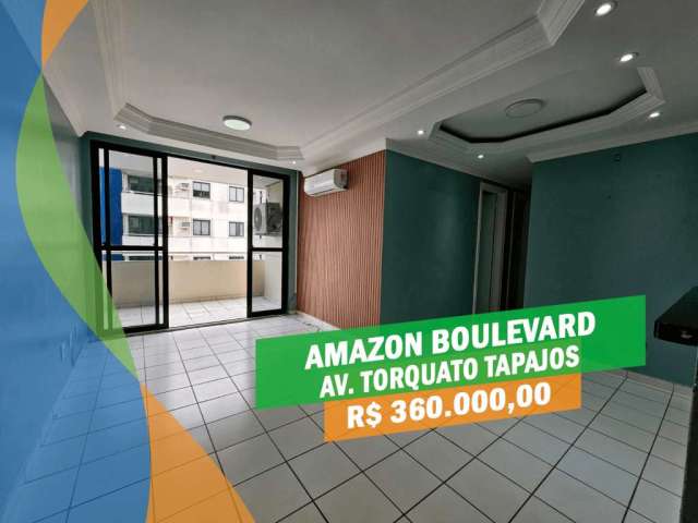 Apartamento com 3 quartos à venda na Avenida Torquato Tapajós, 1357, Flores, Manaus, 82 m2 por R$ 360.000