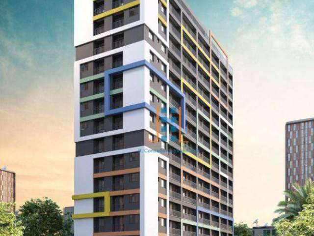 Apartamento com 2 dormitórios à venda, 40 m² por R$ 373.794,00 - Centro - Curitiba/PR