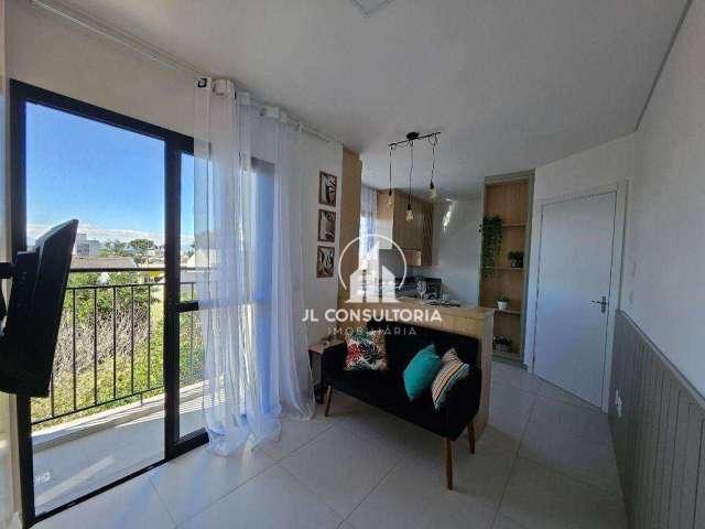 Apartamento DECORADO com 1 dormitório à venda, 33 m² por R$ 289.000 - Cajuru - Curitiba/PR