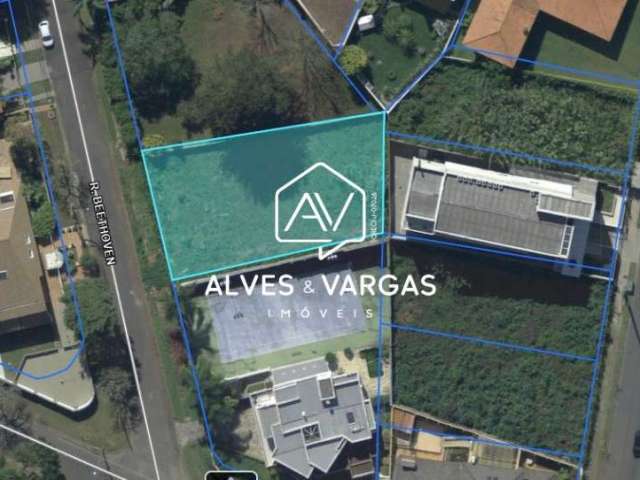 Terreno à venda na Rua Beethoven, 44, Vista Alegre, Curitiba, 754 m2 por R$ 1.390.000