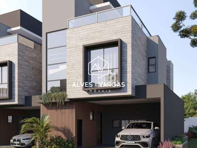 Casa em condomínio fechado com 3 quartos à venda na Rua Amadeu Assad Yassim, 243, Bacacheri, Curitiba por R$ 1.634.347