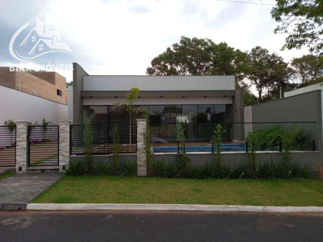 Rancho com 4 dormitórios à venda por R$ 1.800.000,00 - Condominio Enseada da Fronteira - Rifaina/SP