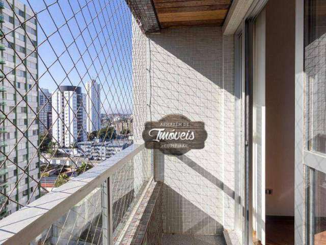 Apartamento com 3 dormitórios à venda, 83 m² varandam andar alto,  por R$ 568.000 - Centro - Curitiba/PR