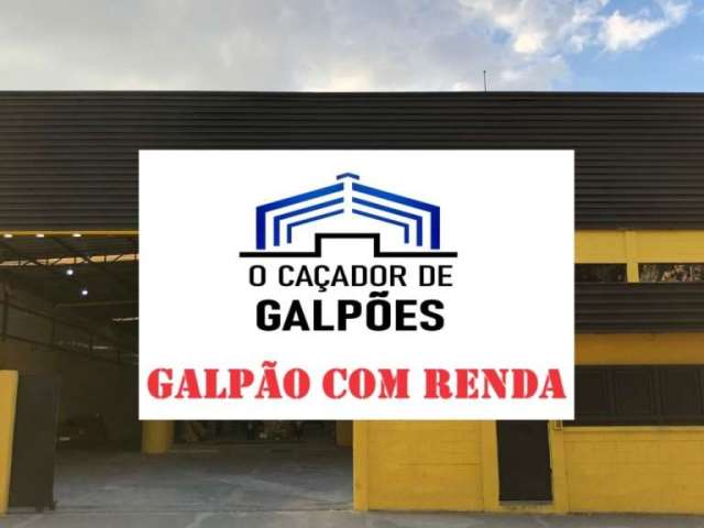 Galpão à venda em Taboão da Serra - SP Galpão alugado para renda.  Imóvel com renda.