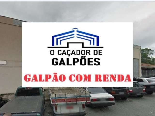 Galpão à venda em Taboão da Serra - SP Galpão alugado para renda.  Imóvel com renda.